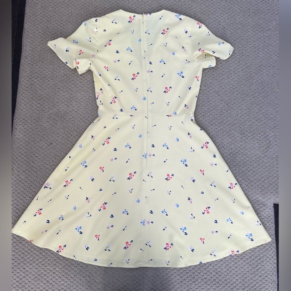 French Connection Yellow Dainty Flower Dress 4 - Picture 2 of 11